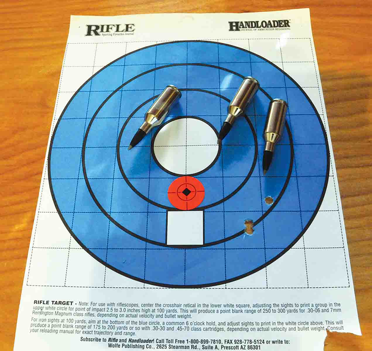 Winchester Supreme Ballistic Silvertip loads grouped into a three-shot cluster that measured 1.01 inches.